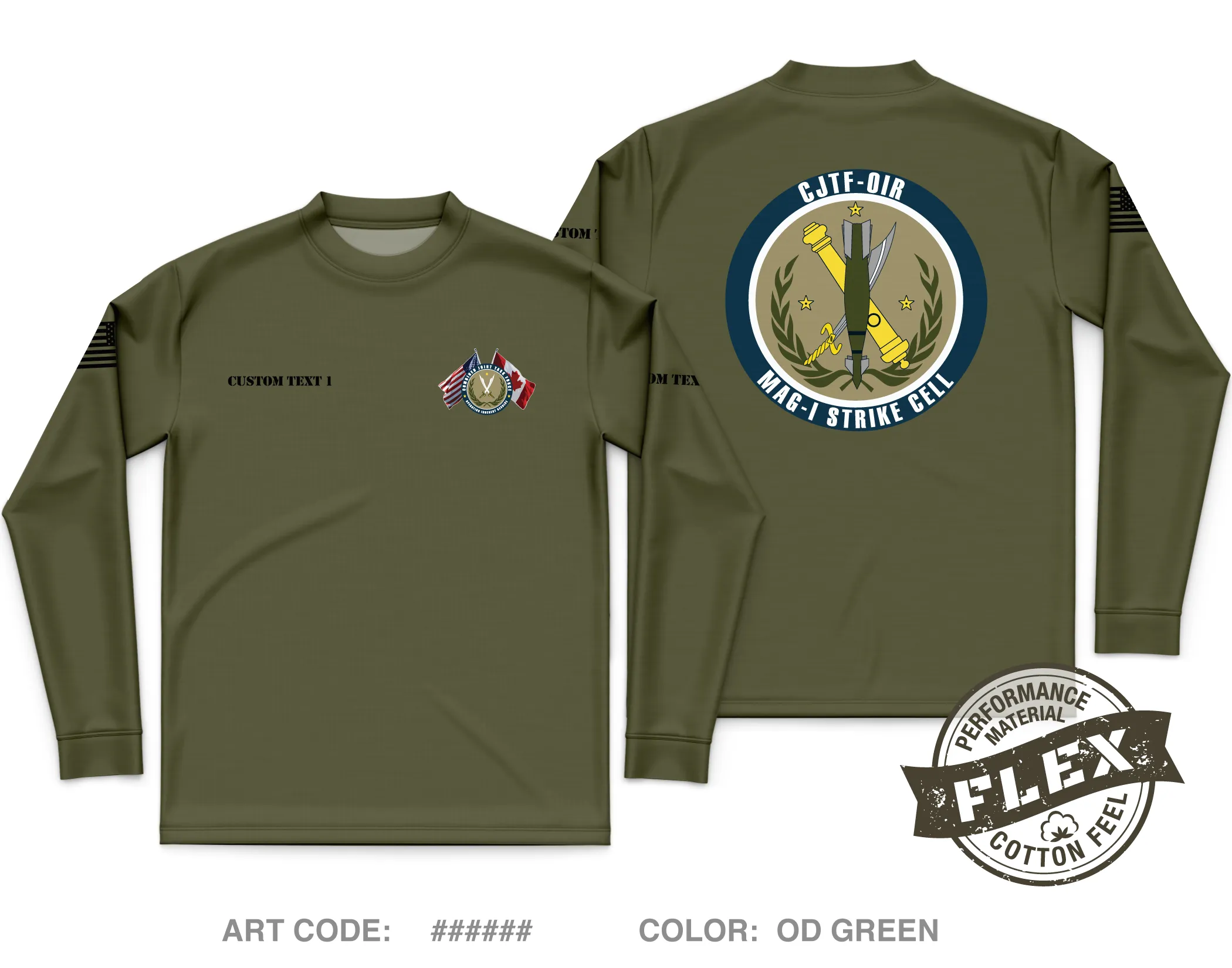 CUSTOM MAGSC Core Men's LS Flex Performance Tee - j2PPD8