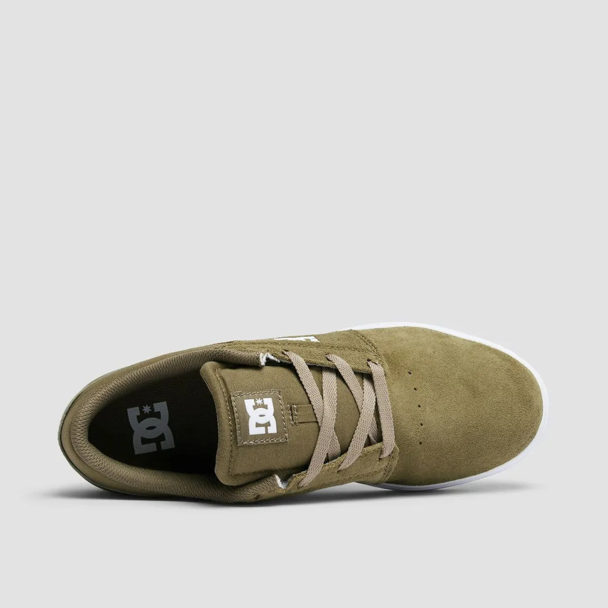 DC Crisis 2 Shoes - Olive/White