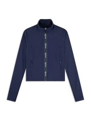 Delfina Contour Track Jacket- Maritime Blue