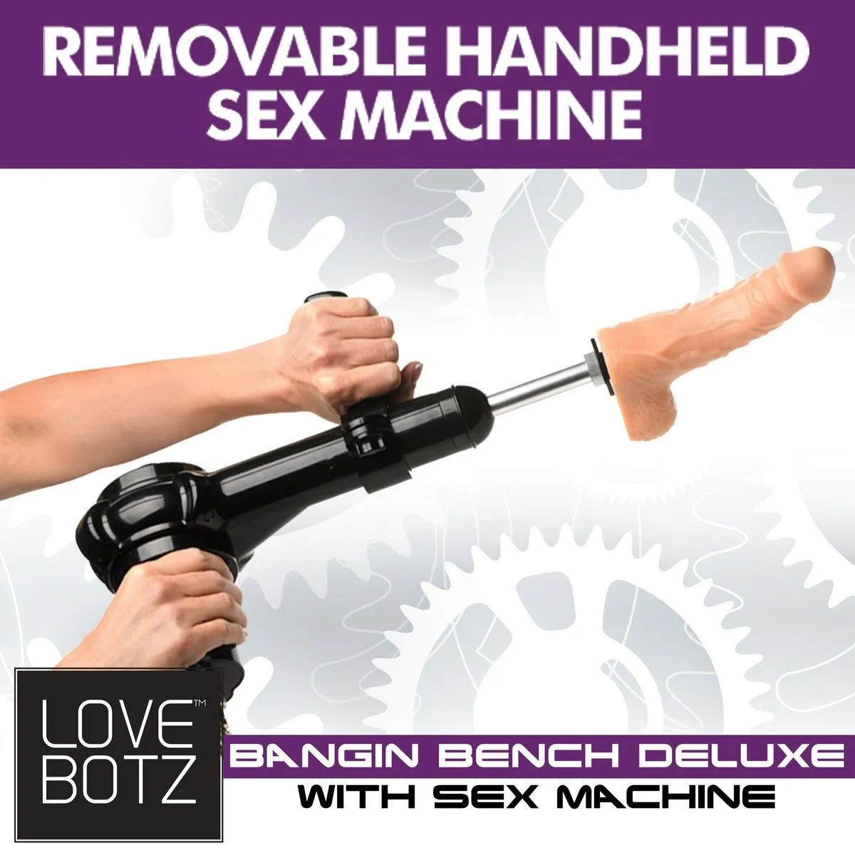 Deluxe Bangin Bench With Removable Handheld Sex Machine