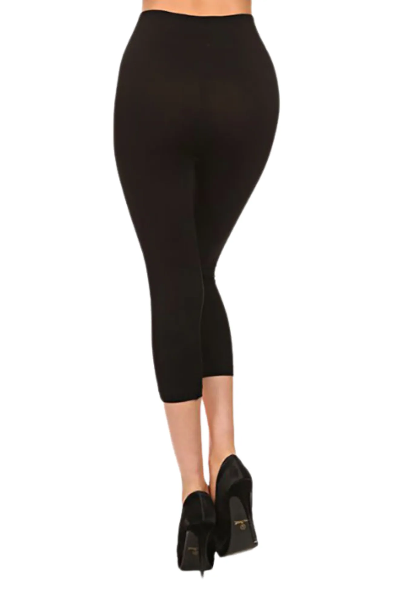 Elevate Cropped Leggings in Black