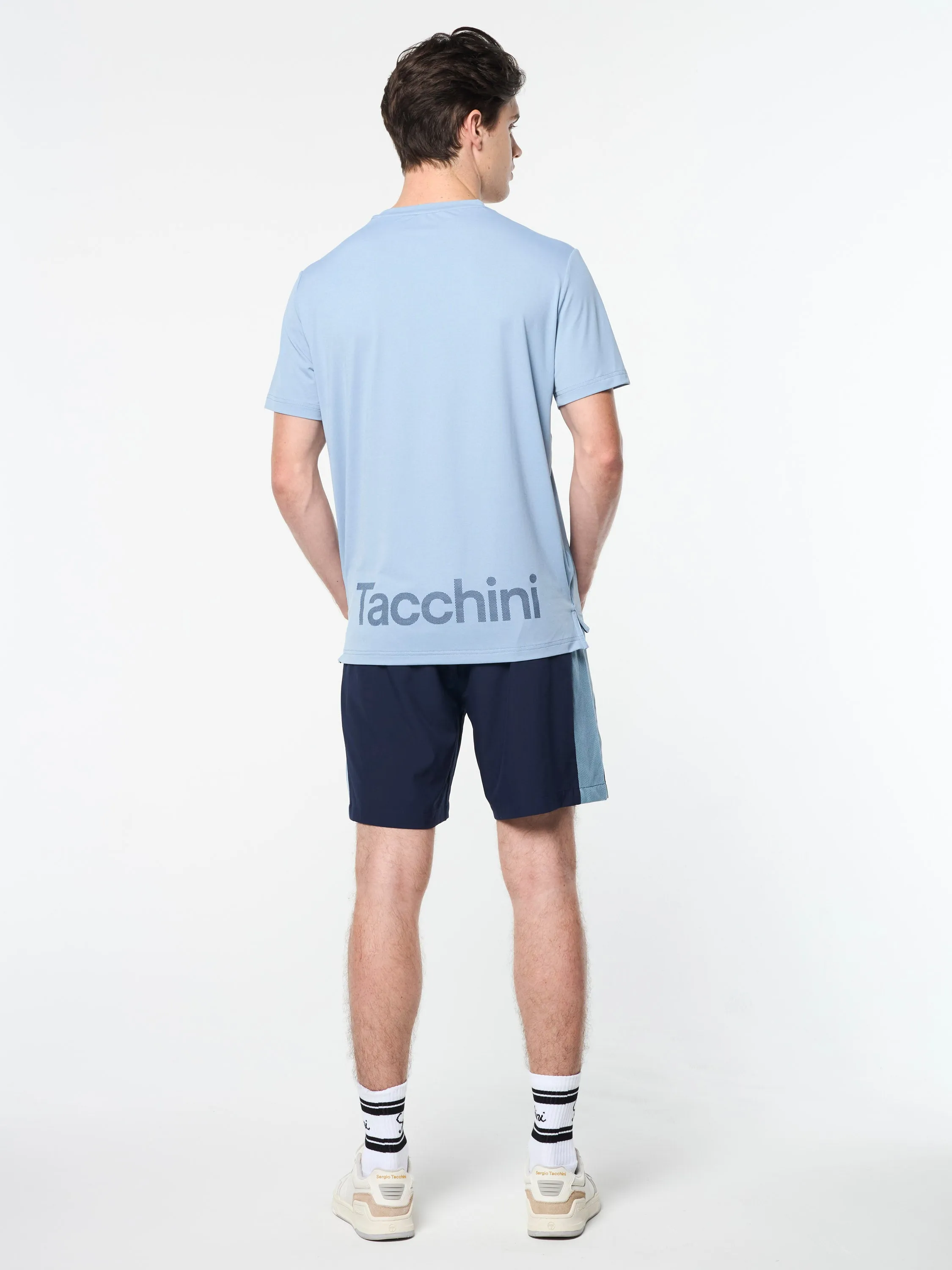Elio Performance T-Shirt- Faded Denim