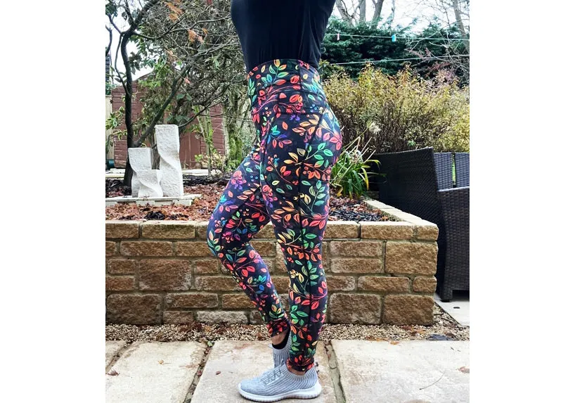 Enchanted Woodland leggings with pockets