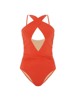 EVARAE | Clio One Piece Swimsuit | Flame Scarlet