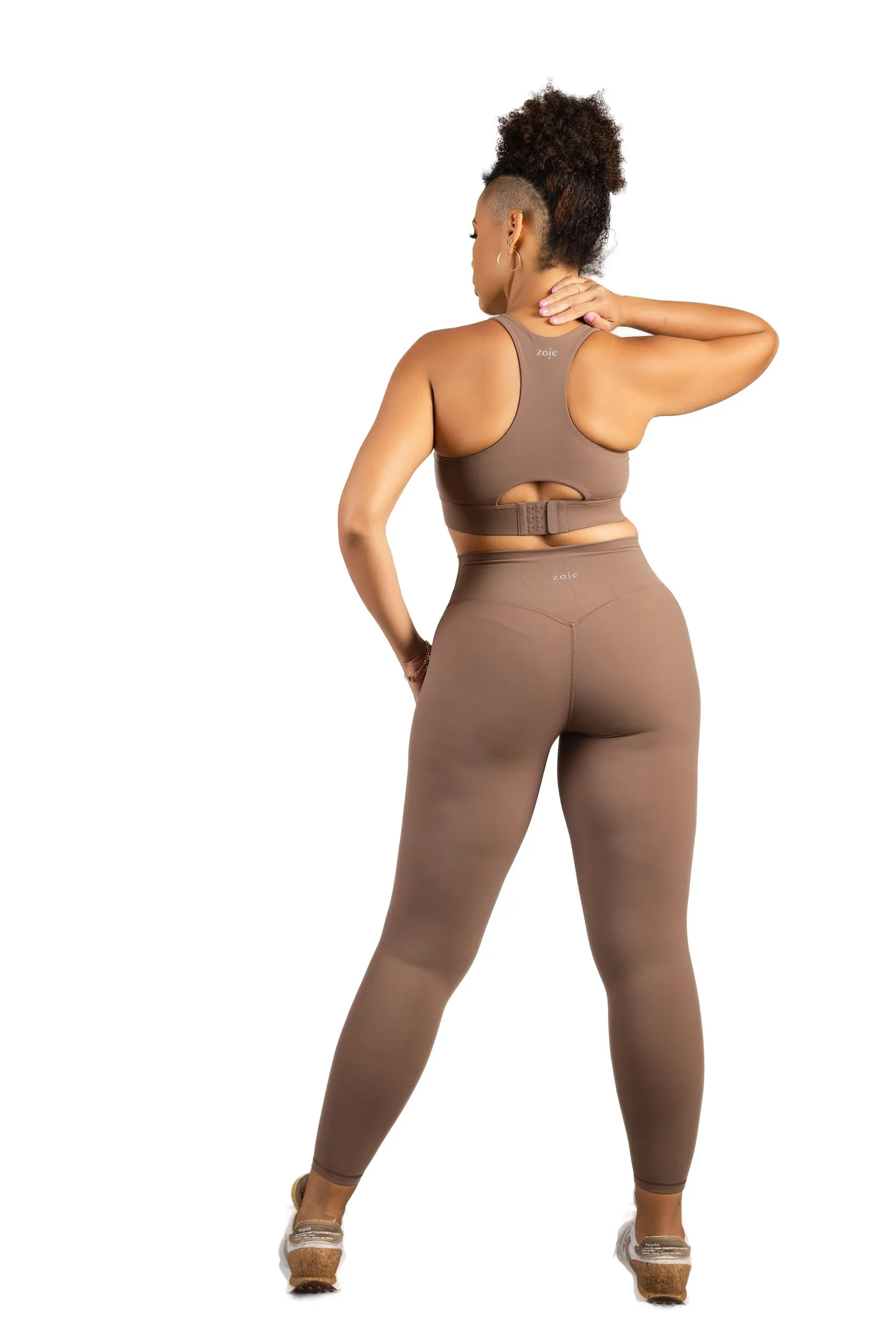 FAYE SPORT BRA CARAMEL BROWN