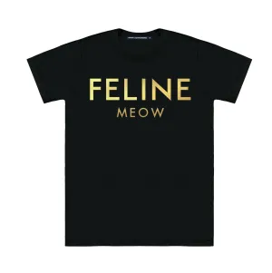 FELINE 2.0 GOLD FOIL TEE
