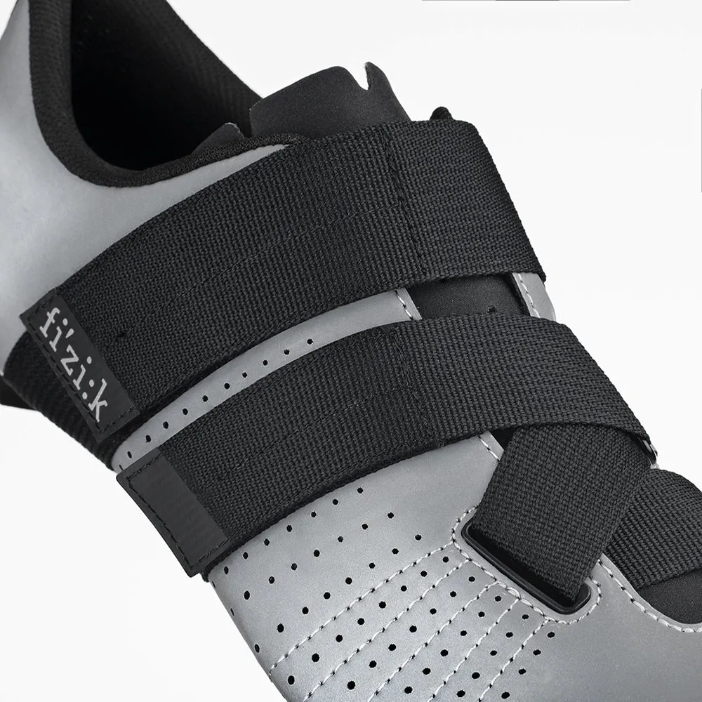 Fizik Tempo R5 Powerstrap Road Shoes - Reflective Grey Black