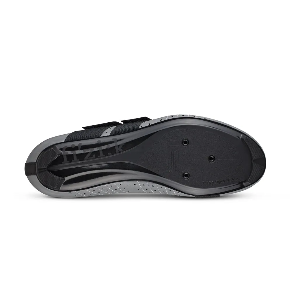 Fizik Tempo R5 Powerstrap Road Shoes - Reflective Grey Black