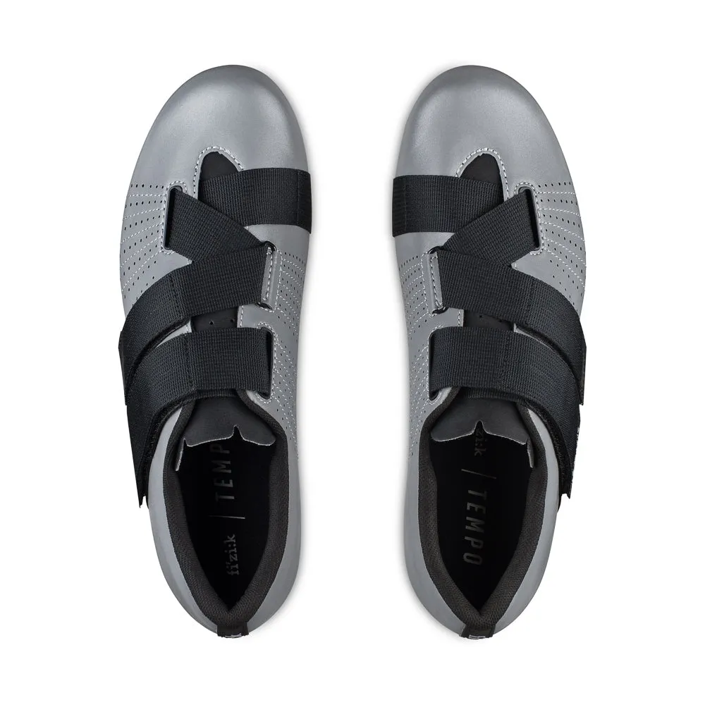Fizik Tempo R5 Powerstrap Road Shoes - Reflective Grey Black