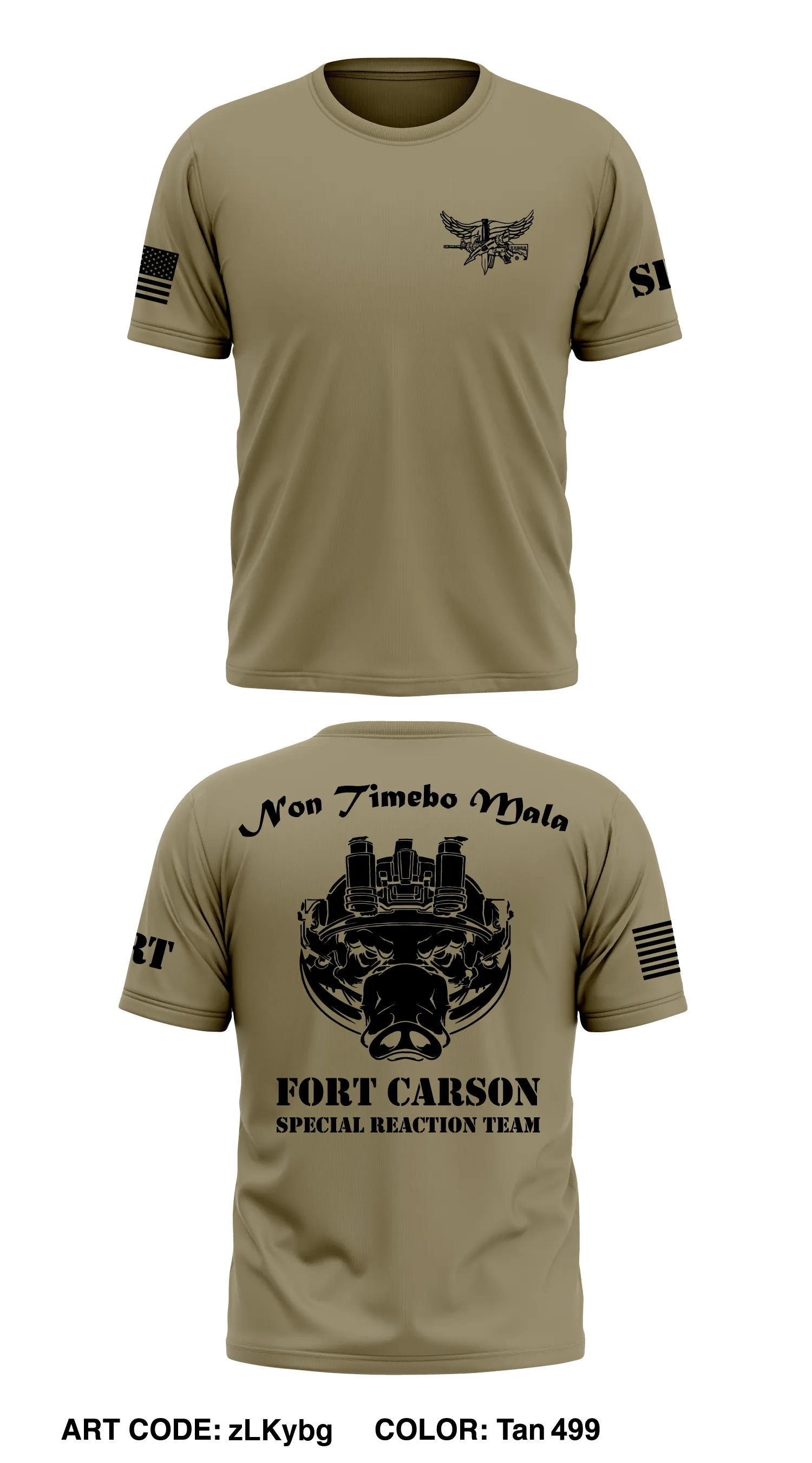 Fort Carson Special Reaction Team Store 1 Core Men's SS Performance Tee - zLKybg