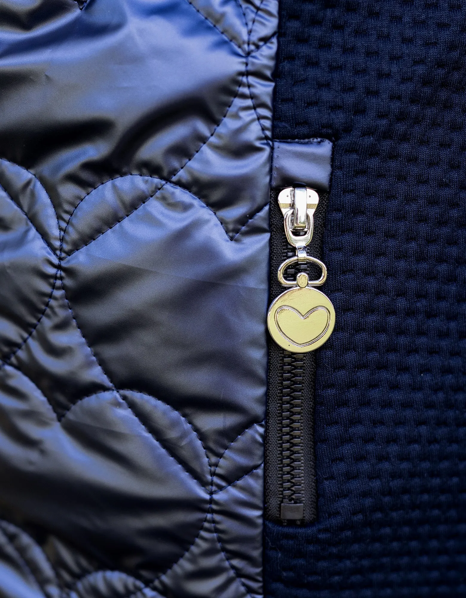Girls Kelsie Navy Warm Up Jacket