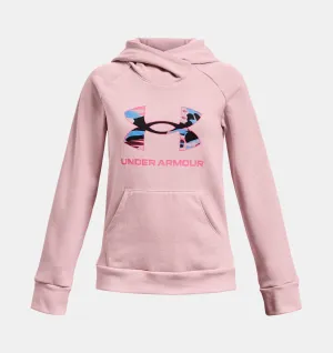 Girl's Youth Rival Fleece Big Logo Hoodie