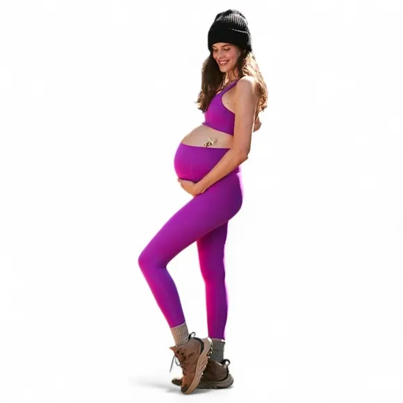 Hatch x Free People Maternity Square Neck Sports Bra Adjustable Racerback L NWT