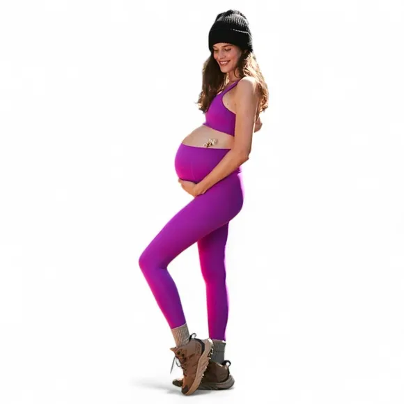 Hatch x Free People Maternity Square Neck Sports Bra Adjustable Racerback L NWT