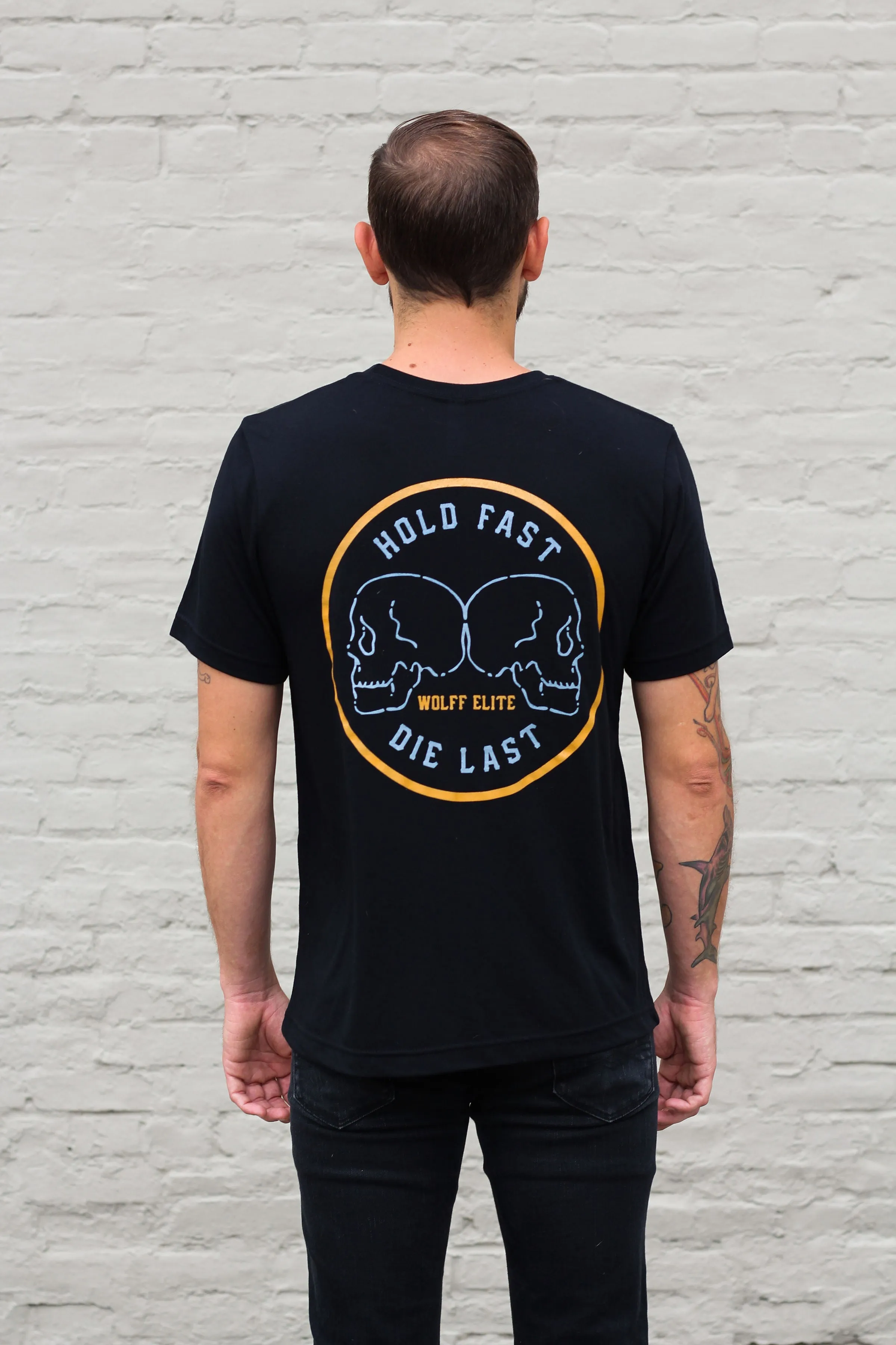 Hold Fast, Die Last Tee - Black