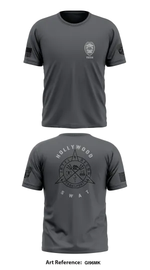 Hollywood police  Store 1 Core Men's SS Performance Tee - gI96mK