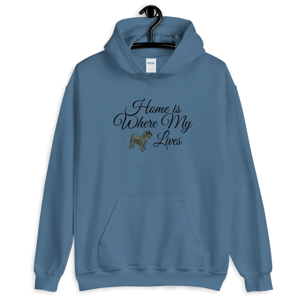 Home is Where My Dog Lives - Hoodie (Various Colors)