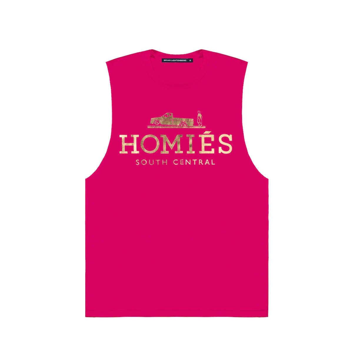 HOMIÉS GOLD FOIL MUSCLE TEE