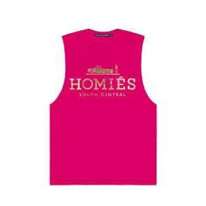 HOMIÉS GOLD FOIL MUSCLE TEE