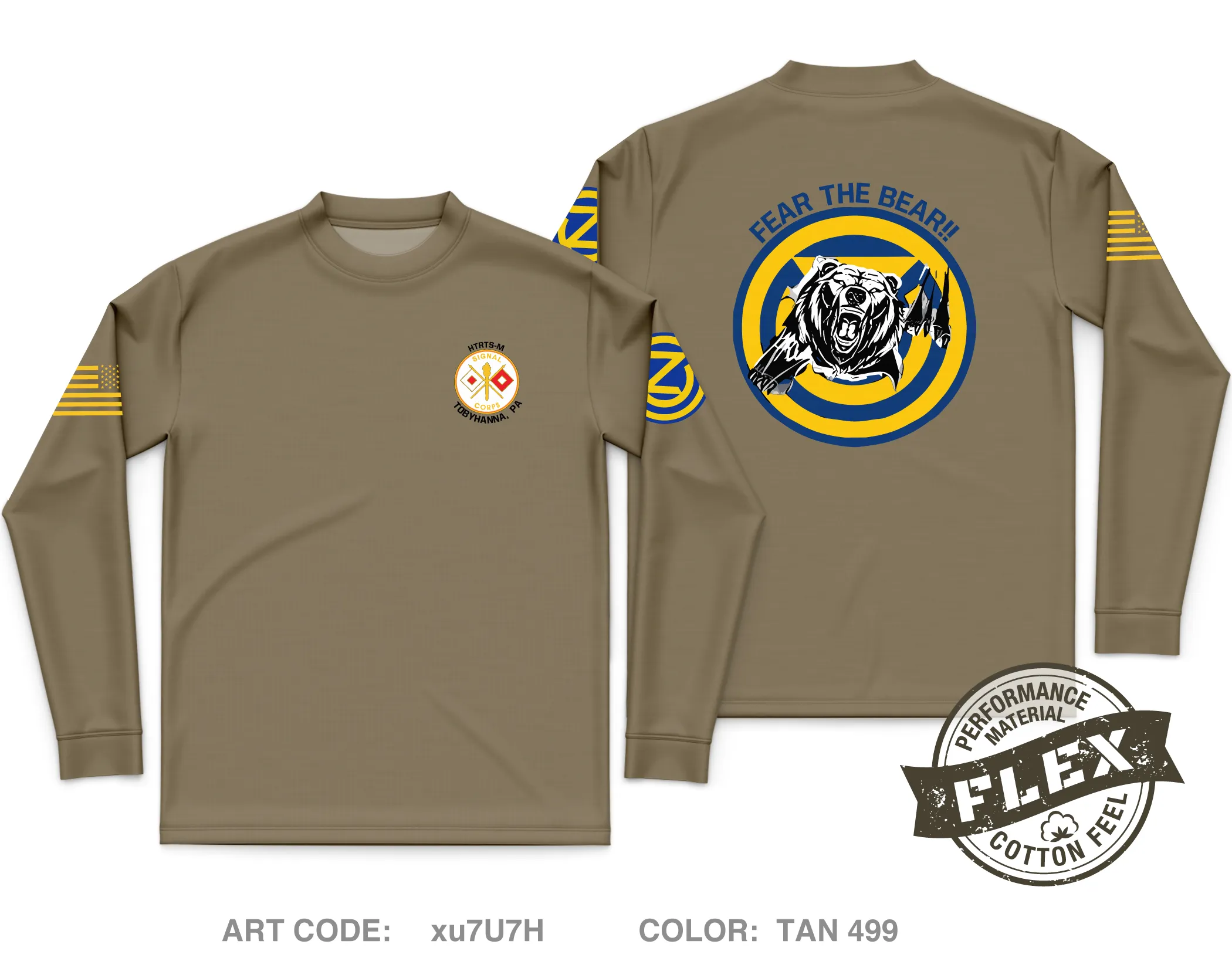 HTRTSM TOBYHANNA Core Men's LS Flex Performance Tee - xu7U7H