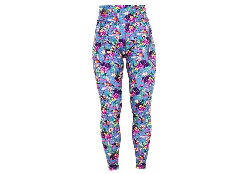 Hummingbird leggings with pockets