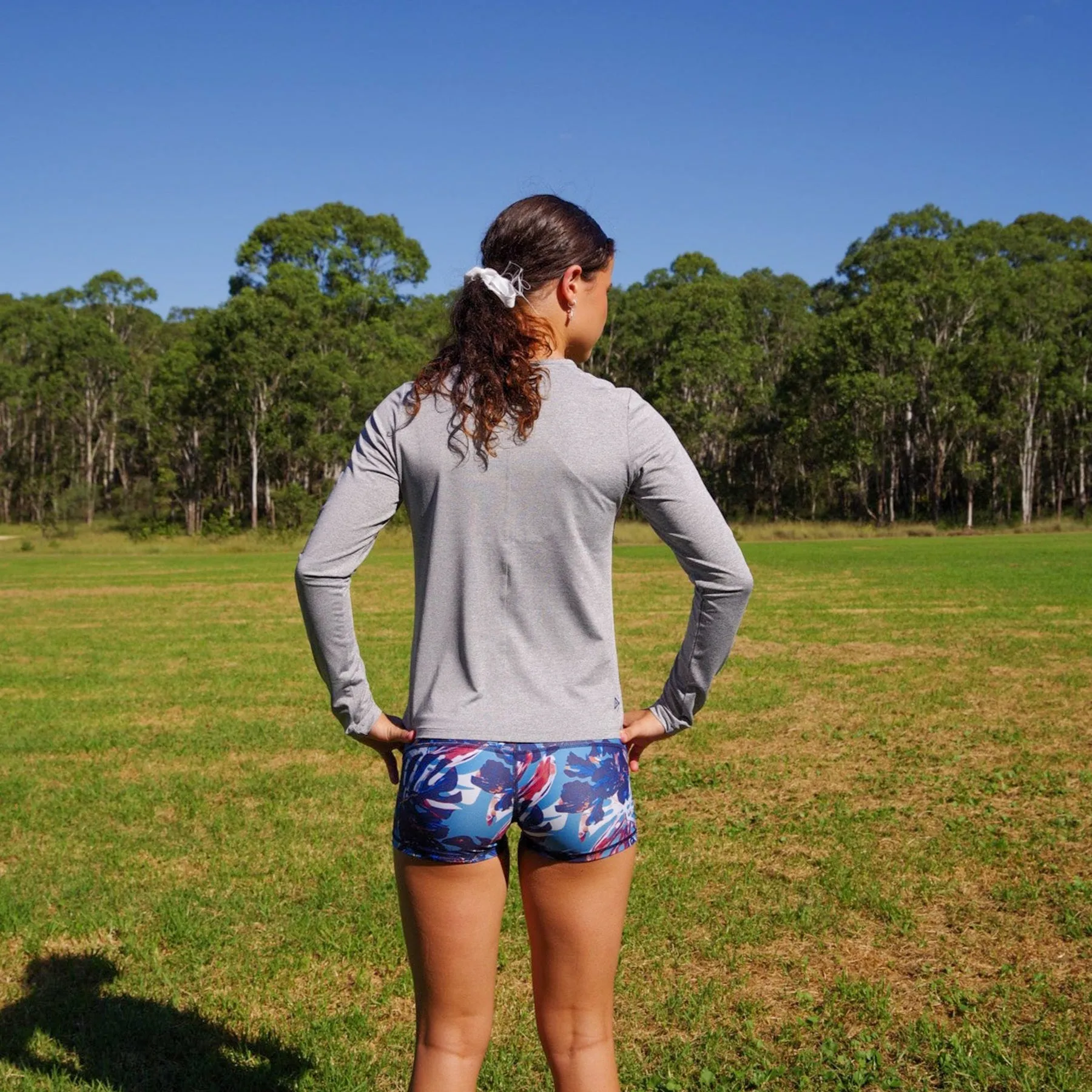 IMPI Long Sleeve Running Tee - Speckled Grey