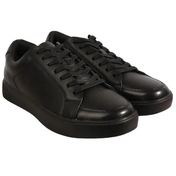 I.N.C. International Concepts Men's Ezra Clean Black Lace Up Sneakers, Size 8.5M