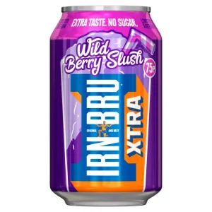 Irn-Bru Wild Berry Slush Xtra No Sugar 330ml (Case of 24)
