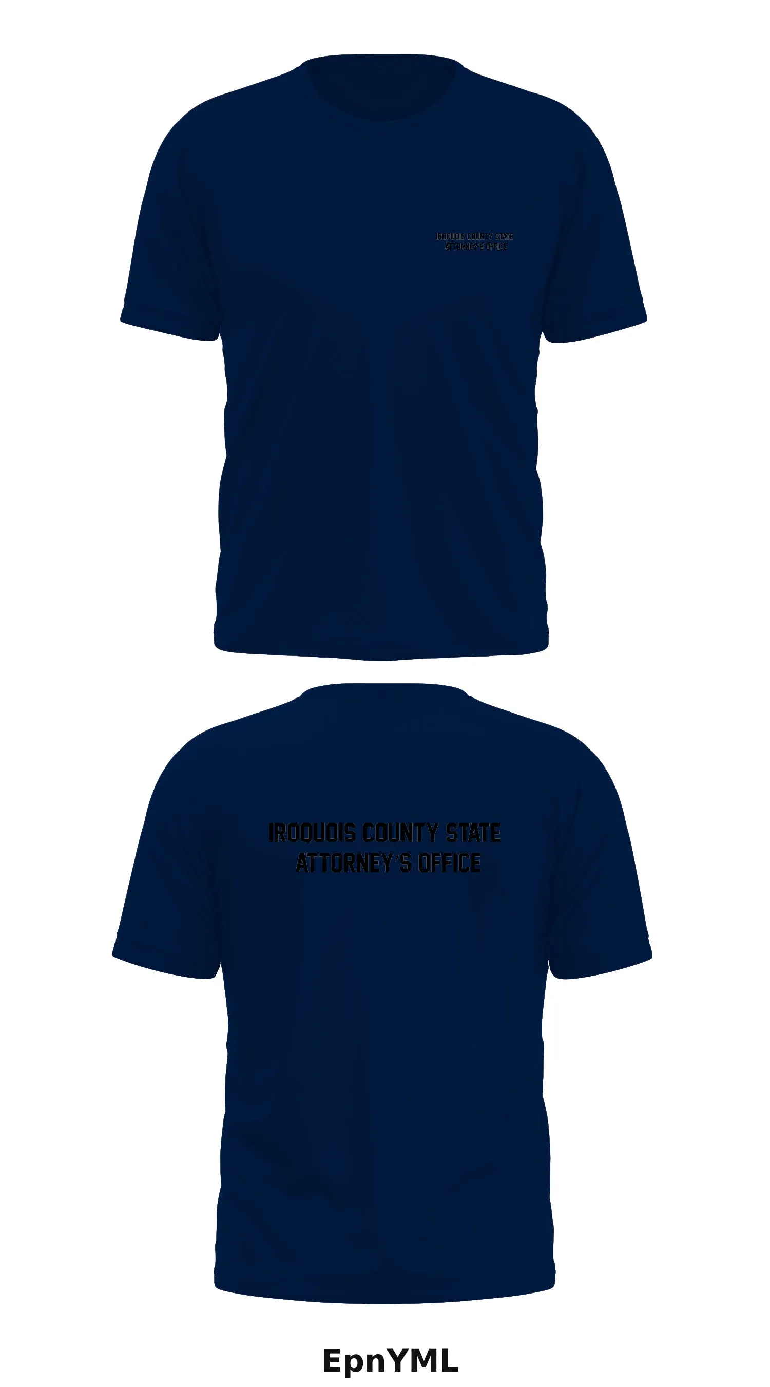 Iroquois County State’s Attorney’s Office Store 1 Core Men's SS Performance Tee - EpnYML