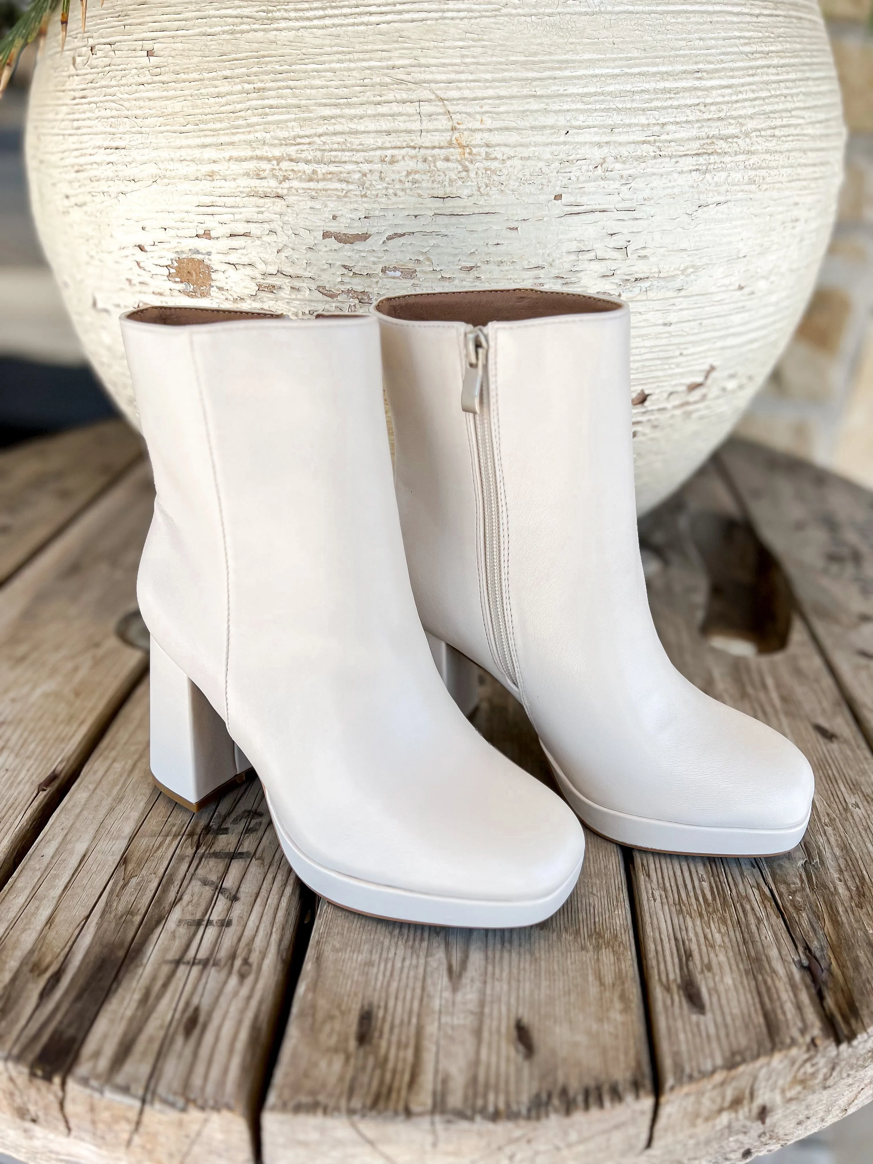Ivory Slug Bug Boot