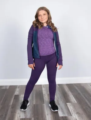 Jill Yoga Mesh Overlay Hooded Yoga Jacket