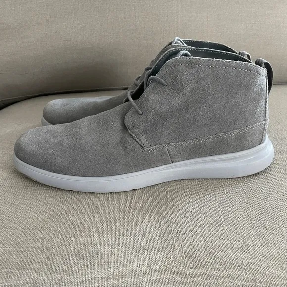 Johnnie-O The Chill Chukka Boot Grey Suede Leather Men’s Size 9.5