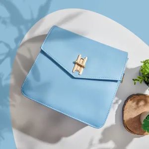 Şık | Stylish Strap Crossbag - Babyblue