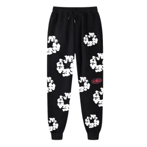 Kapok Print Drawstring Sweatpants
