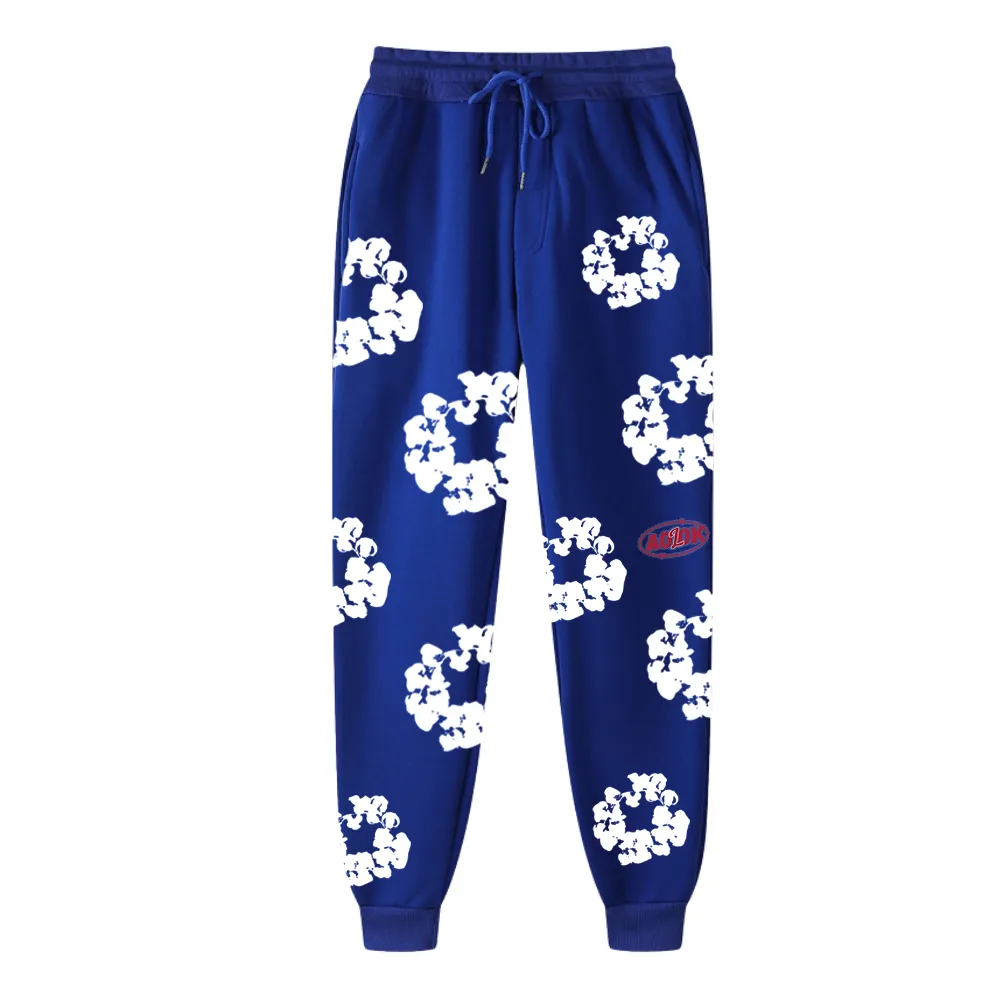 Kapok Print Drawstring Sweatpants