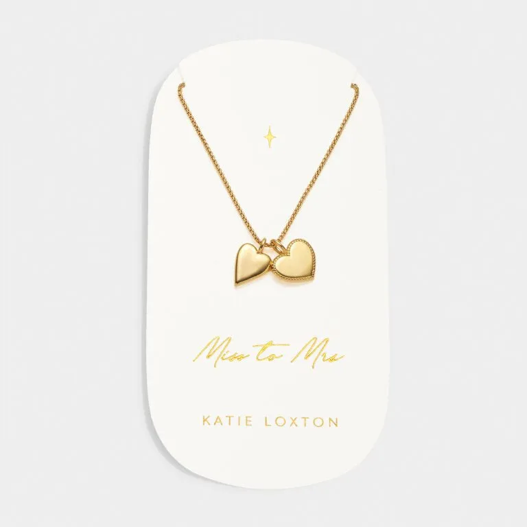 Katie Loxton Waterproof Miss To Mrs Bridal Charm Necklace