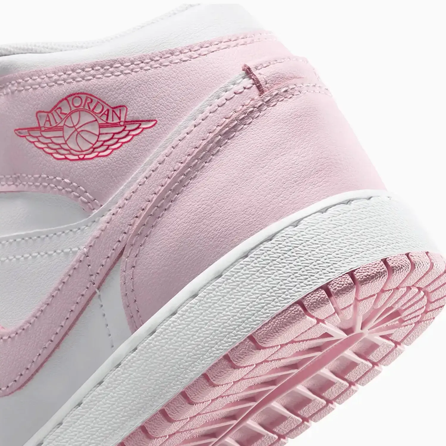 Kid's Air Jordan 1 Mid "Pink Foam" Grade School