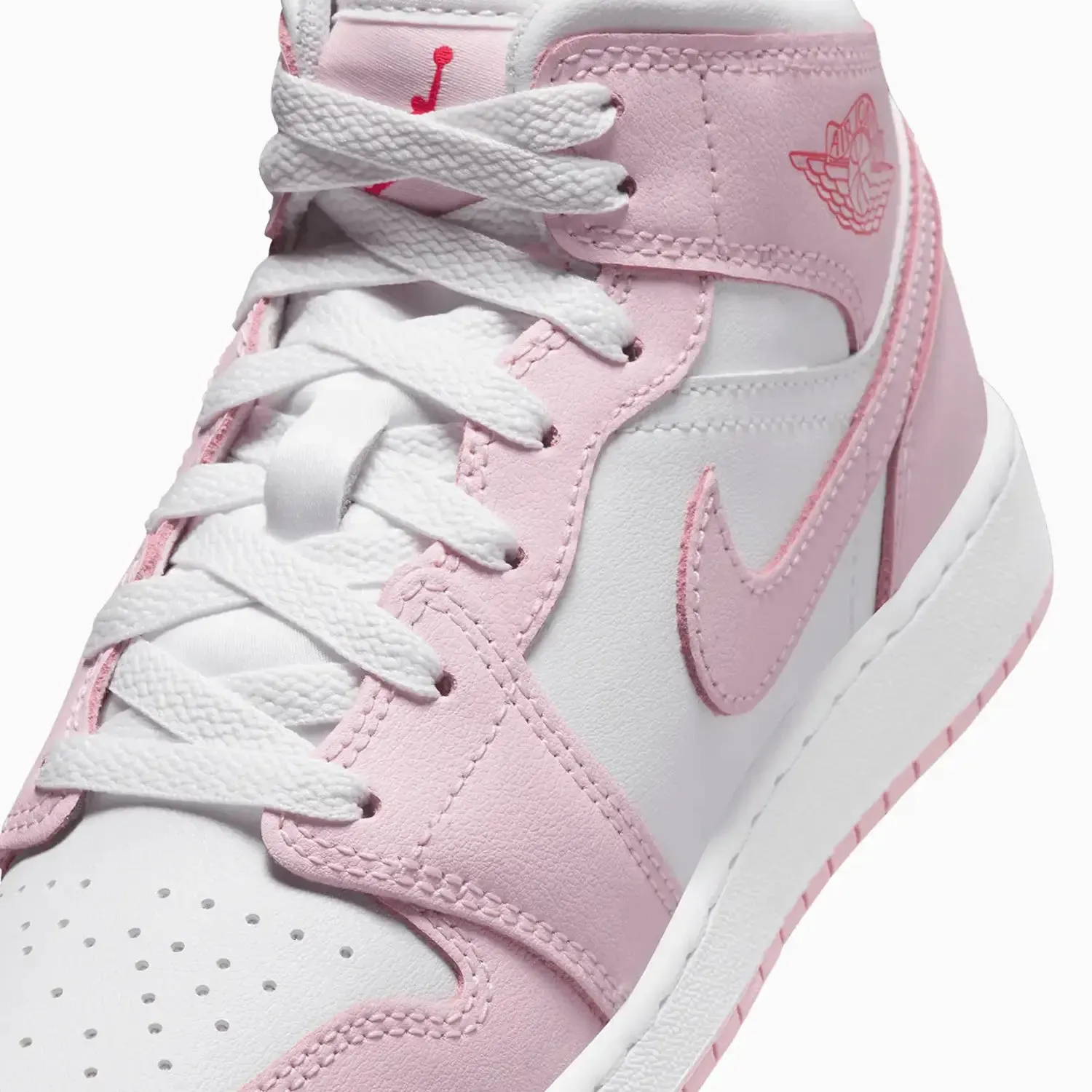 Kid's Air Jordan 1 Mid "Pink Foam" Grade School