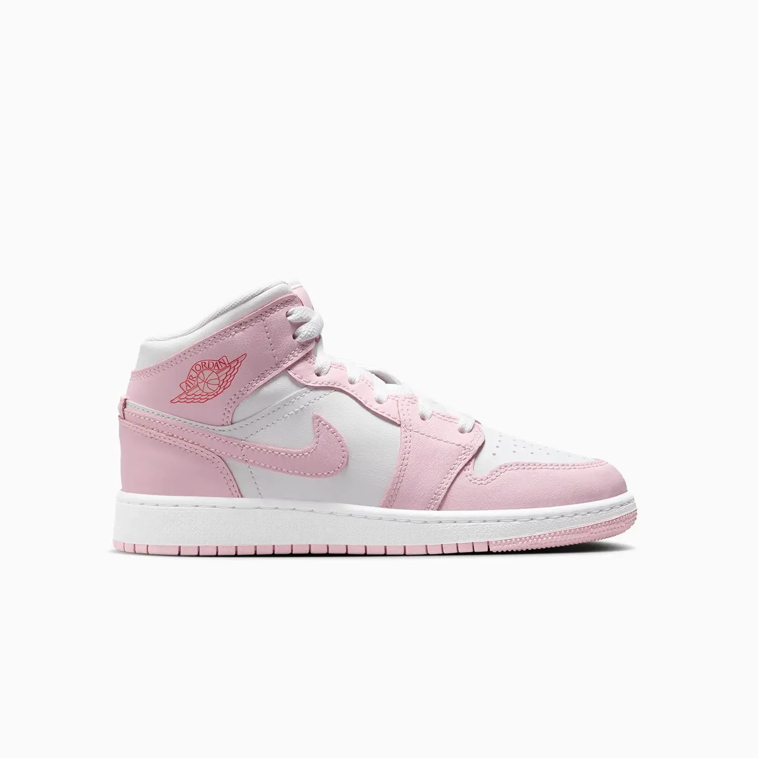 Kid's Air Jordan 1 Mid "Pink Foam" Grade School