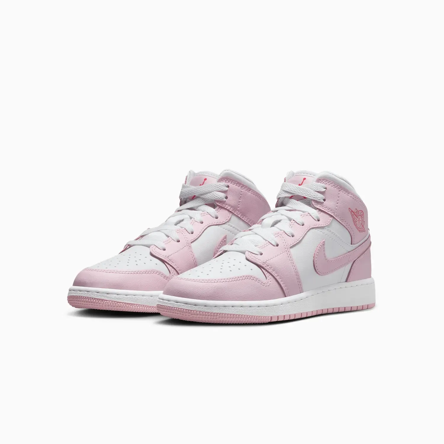 Kid's Air Jordan 1 Mid "Pink Foam" Grade School
