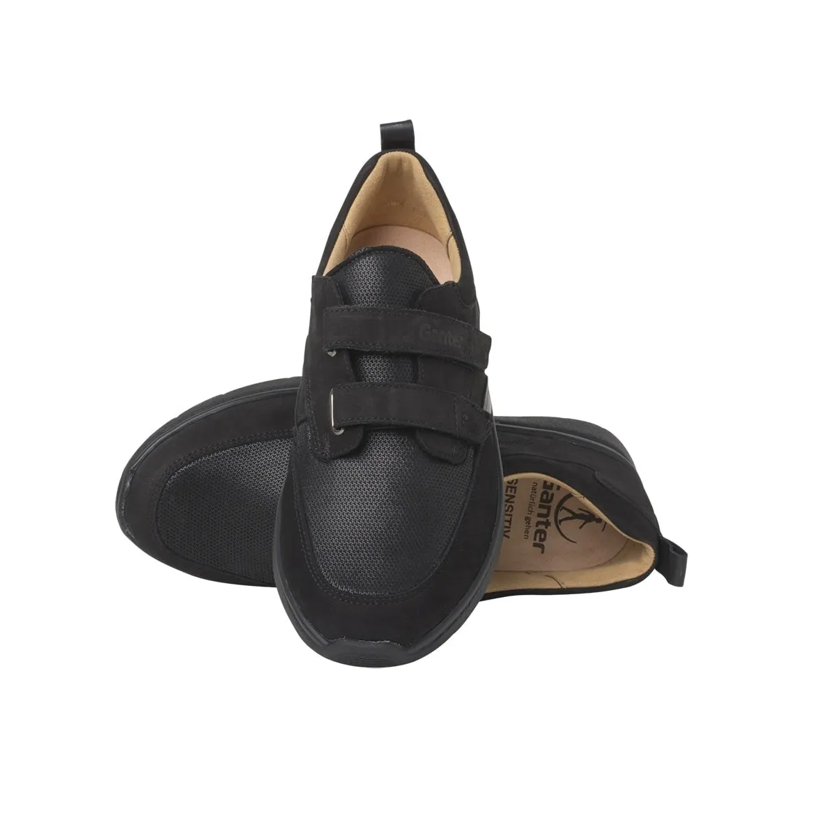 'Kira' women's very wide (K) strap shoe -Black