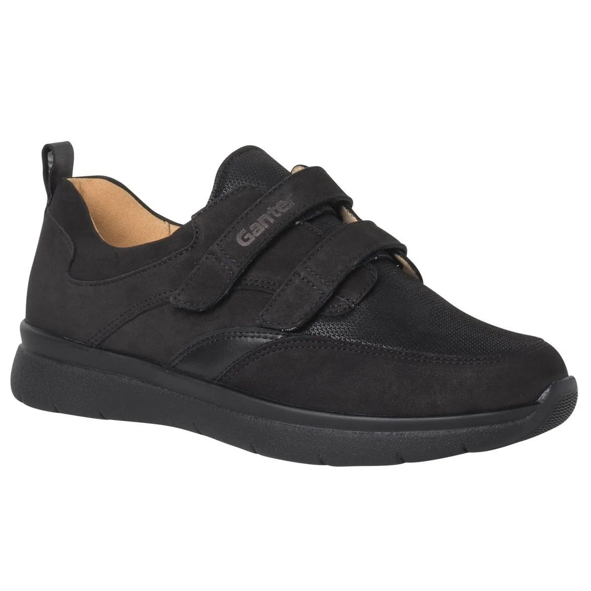 'Kira' women's very wide (K) strap shoe -Black
