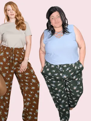 Kristen Floral Wide Leg Pants (2 colors)