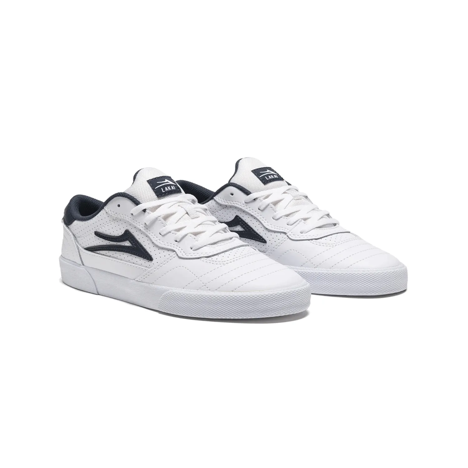 Lakai - Cambridge Leather - White/Navy SALE