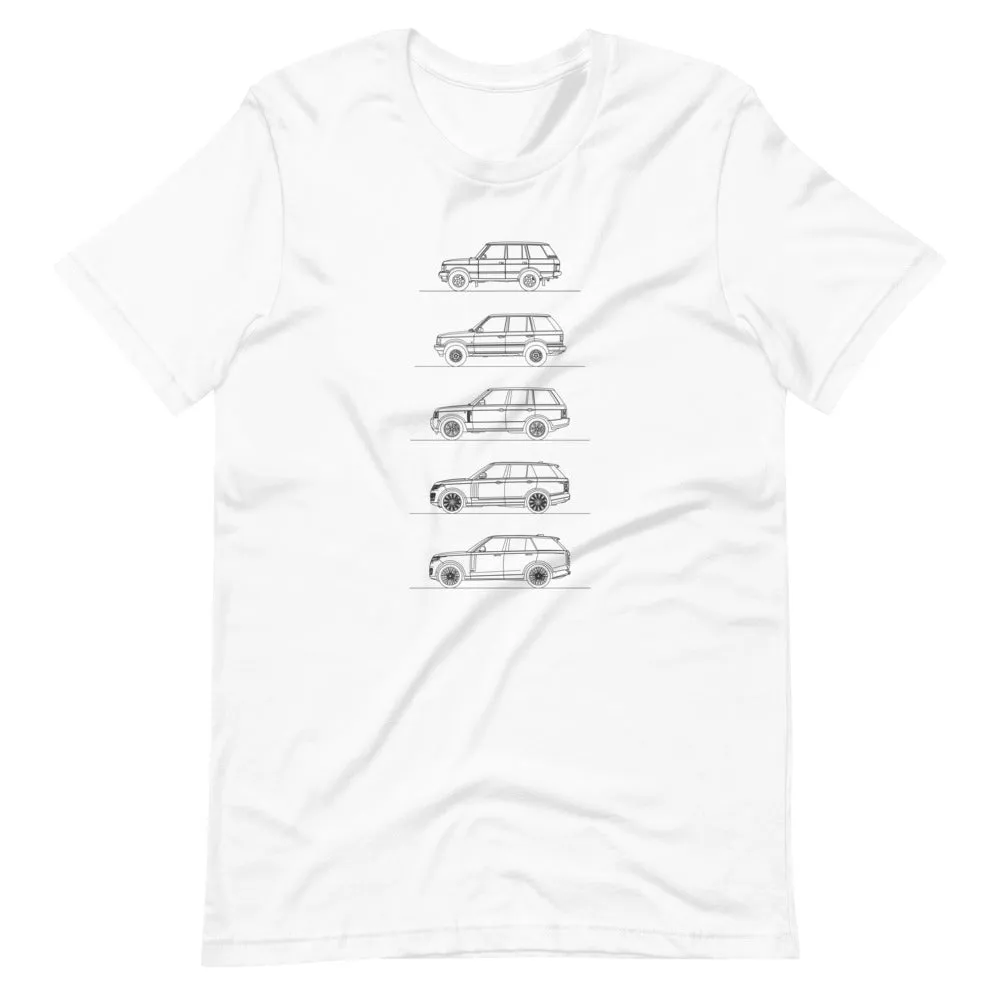 Land Rover Range Rover Evolution outline T-shirt