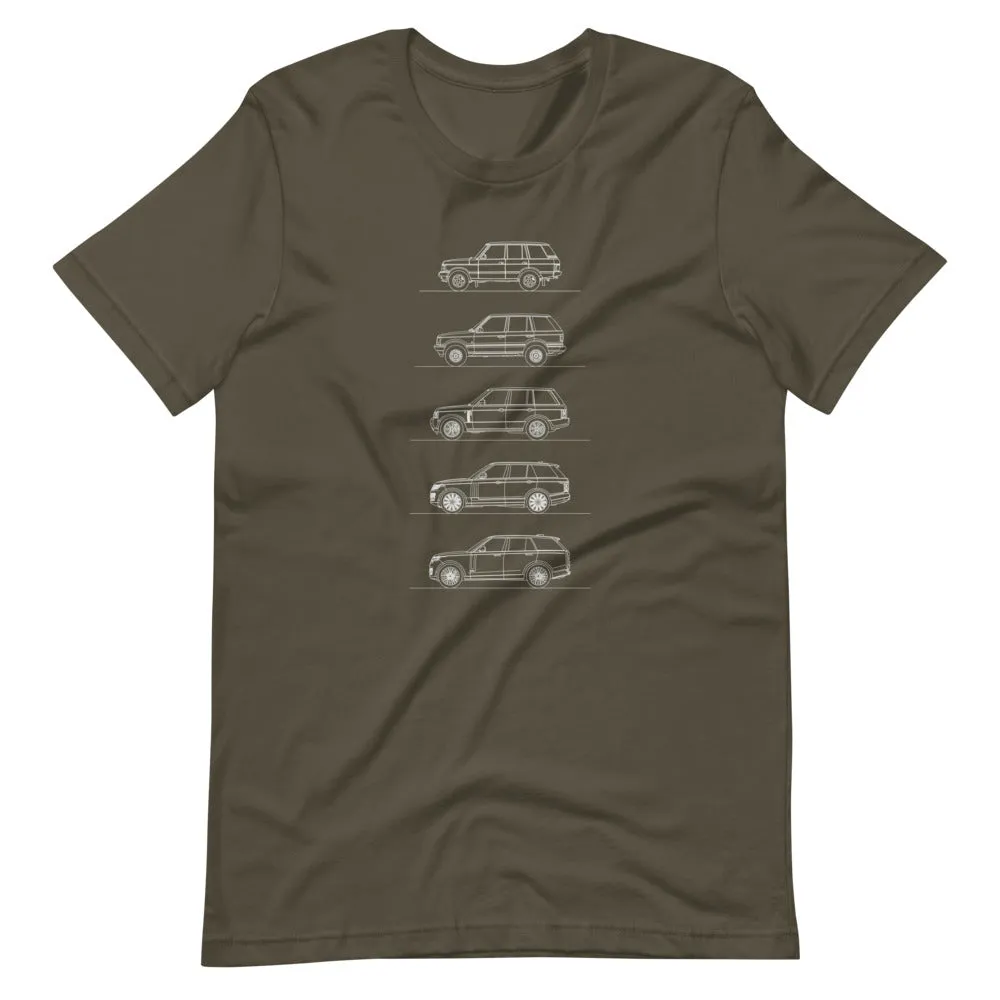 Land Rover Range Rover Evolution outline T-shirt