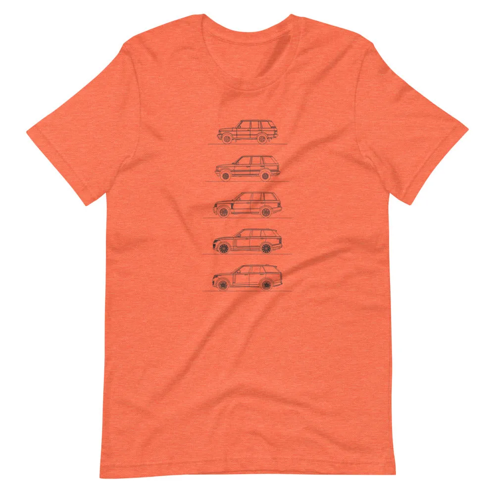 Land Rover Range Rover Evolution outline T-shirt