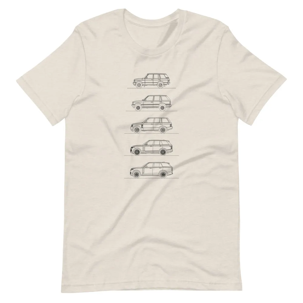Land Rover Range Rover Evolution outline T-shirt