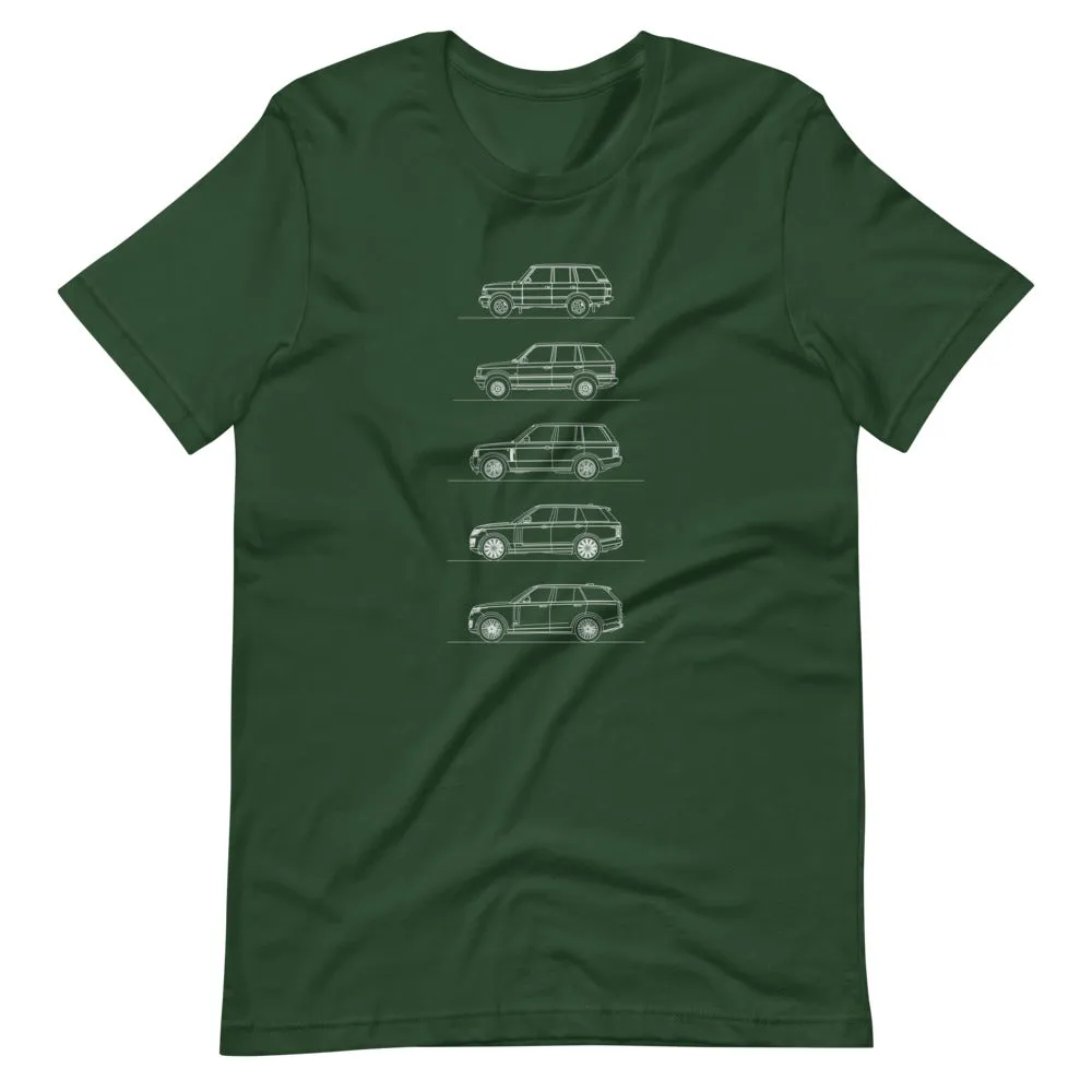 Land Rover Range Rover Evolution outline T-shirt