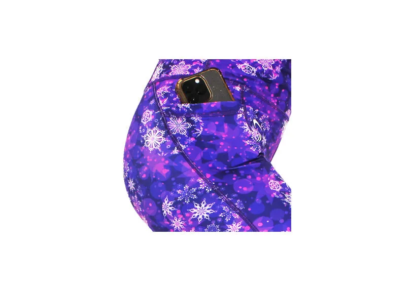Lilac Frost leggings with pockets